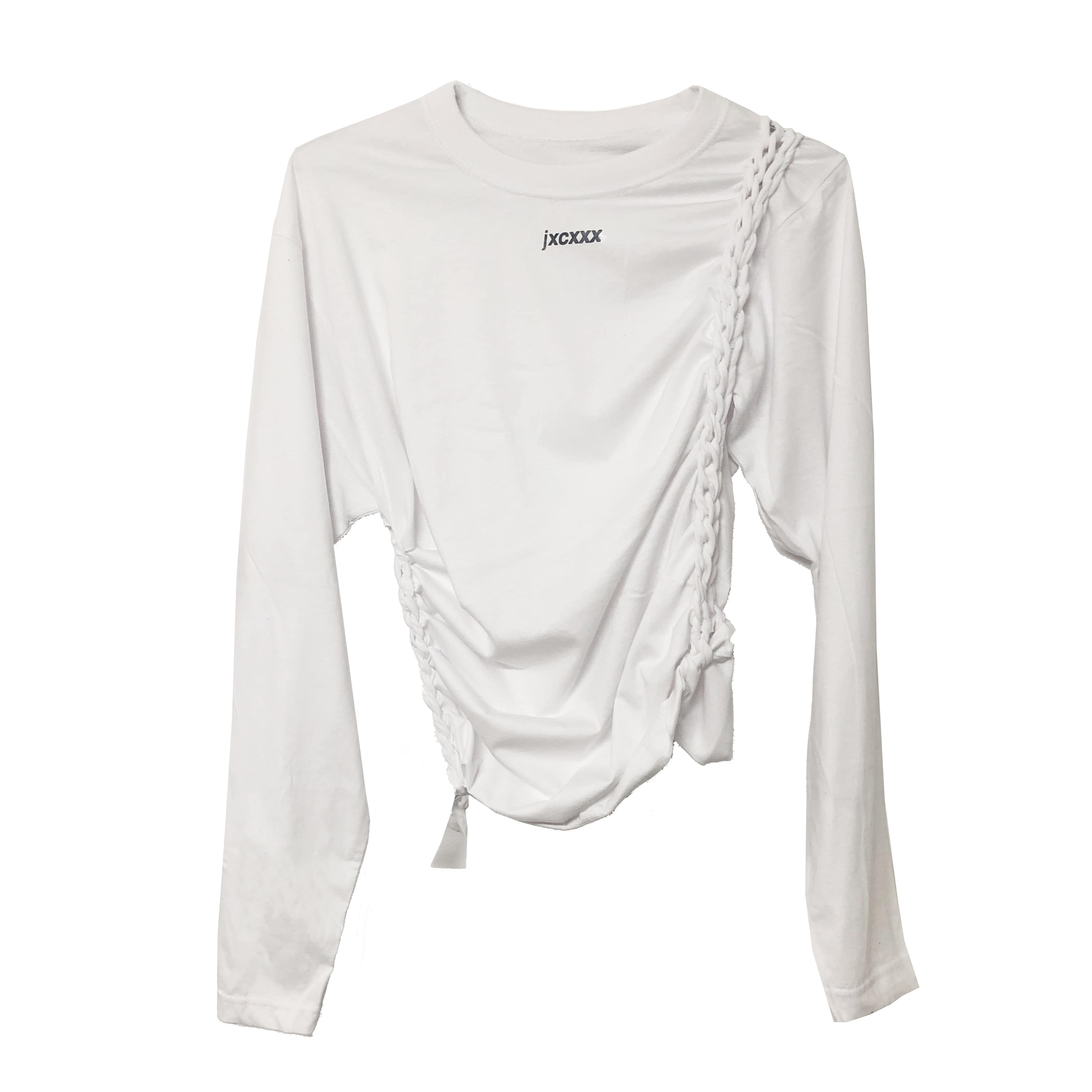 jxcxxx TWISTED LONG SLEEVES (WHITE)