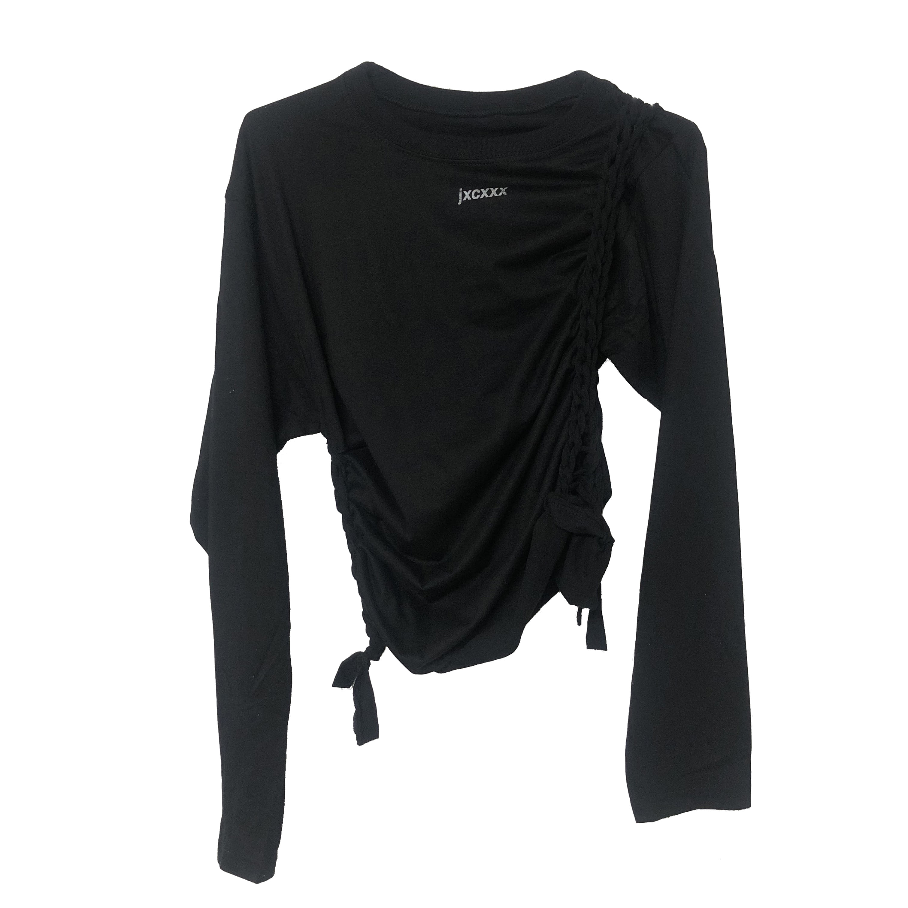 jxcxxx TWISTED LONG SLEEVES (BLACK)