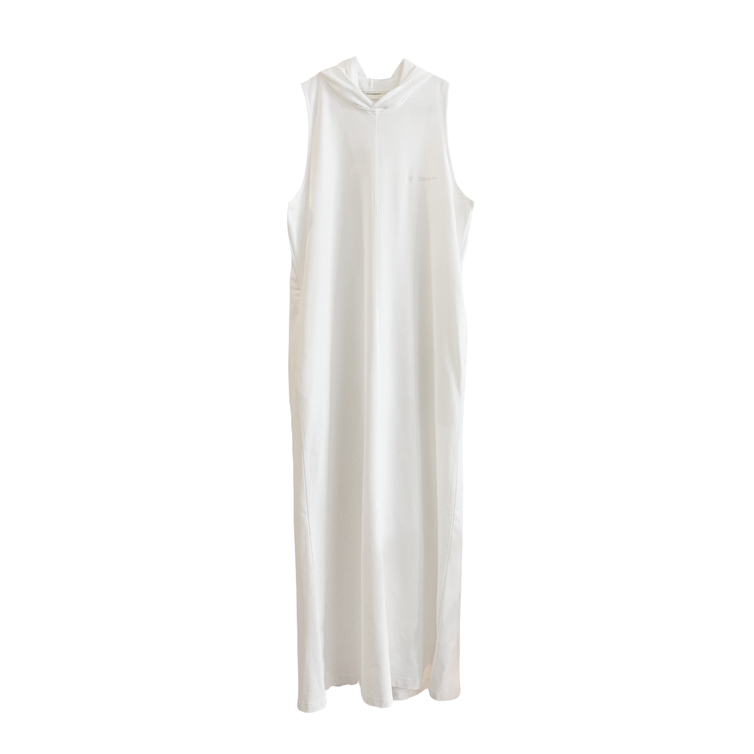 [jichoi COMFORT] 22-004 HOODED DRESS (WHITE)